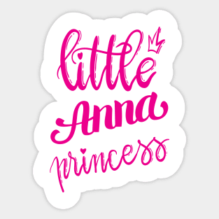 Little Anna Princess Sticker
